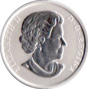 25 Cents - Elizabeth II Black-capped chickadee obverse image