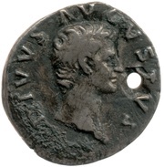 Denarius - Augustus IMP NERVA CAES AVG REST obverse image