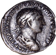 Denarius - Trajan S P Q R OPTIMO PRINCIPI; Victory obverse image