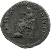 Denarius - Plotina CAES AVG GERMA DAC COS VI P P; Vesta, Rome, 98-117 reverse image