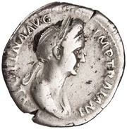 Denarius - Plotina CAES AVG GERMA DAC COS VI P P ARA PVDIC; Pudicitia obverse image