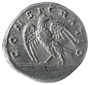 Denarius - Ulpia Marciana CONSECRATIO, Rome, 98-117 reverse image