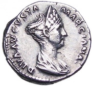Denarius - Ulpia Marciana CONSECRATIO obverse image