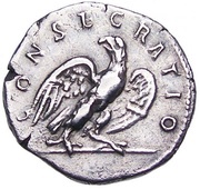 Denarius - Ulpia Marciana CONSECRATIO, Rome, 98-117 reverse image