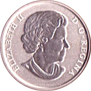 25 Cents - Elizabeth II Sasquatch obverse image