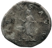 Denarius - Salonia Matidia PIETAS AVG; Pietas, Rome, 98-117 reverse image