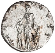Denarius - Matidia and Sabina PIETAS AVGVST, Rome, 98-117 reverse image