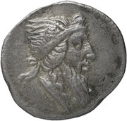 Denarius - Mutinus Titinus IMP CAES TRAIAN AVG GER DAC P P REST Q TITI; Pegasus obverse image