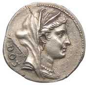 Denarius IMP CAES TRAIAN AVG GER DAC P P REST L RVBRI; Juno and Victory obverse image