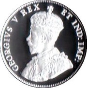 25 Cents - Georges V, Posthume Dollar centennial obverse image