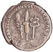 Denarius IMP CAES TRAIAN AVG GER DAC P P REST; Venus, Rome, 98-117 reverse image