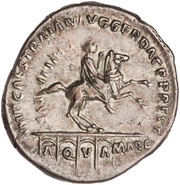 Denarius - Ancus Marcius IMP CAES TRAIAN AVG GER DAC P P REST PHILIPPVS, Rome, 98-117 reverse image