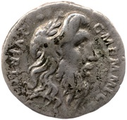 Denarius IMP CAES TRAIAN AVG GER DAC P P REST MEMMIVS AED C E R I A L I A PREMIVS FECIT; Romulus and Ceres obverse image