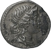 Denarius IMP CAES TRAIAN AVG GER DAC P P REST CAESAR; Venus, Aeneas, and Anchises obverse image