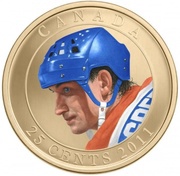 25 Cents - Elizabeth II Wayne Gretzky reverse image
