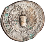 Denarius IMP CAES TRAIAN AVG GER DAC P P REST CARISIVS; Juno Moneta, Rome, 98-117 reverse image