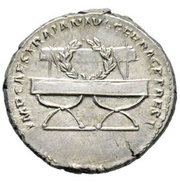 Denarius - Octavian IMP CAES TRAIAN AVG GER DAC P P REST, Rome, 98-117 reverse image