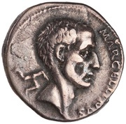 Denarius - Marcellus IMP CAES TRAIAN AVG GER DAC P P REST MARCELLVS COS QVINQ obverse image