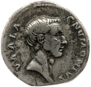 Denarius - Gaius Numonius Vala IMP CAES TRAIAN AVG GER DAC P P REST VAALA obverse image
