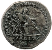 Denarius - Gaius Numonius Vala IMP CAES TRAIAN AVG GER DAC P P REST VAALA, Rome, 98-117 reverse image