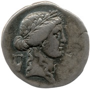 Denarius IMP CAES TRAIAN AVG GER DAC P P REST P CLODIVS M F; Apollo and Diana Lucifera obverse image