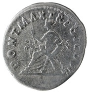 Denarius - Trajan PONT MAX TR POT COS II; Abundantia, Rome, 98-99 reverse image
