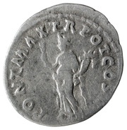 Denarius - Trajan PONT MAX TR POT COS II; Felicitas, Rome, 98-99 reverse image