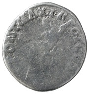 Denarius - Trajan PONT MAX TR POT COS II; Vesta, Rome, 98-99 reverse image