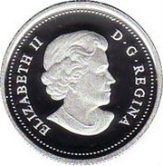 25 Cents - Elizabeth II Orca; silver proof obverse image