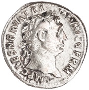 Denarius - Trajan P M TR P COS III P P; Vesta obverse image