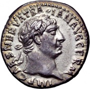 Denarius - Trajan P M TR P COS IIII P P; Hercules obverse image