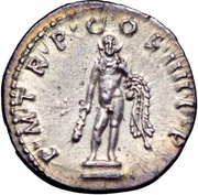 Denarius - Trajan P M TR P COS IIII P P; Hercules, Rome, 101-102 reverse image