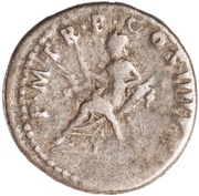 Denarius - Trajan P M TR P COS IIII P P; Abundantia, Rome, 101-102 reverse image