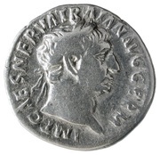 Denarius - Trajan P M TR P COS IIII P P; Victory obverse image