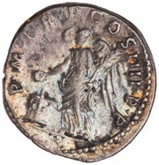 Denarius - Trajan P M TR P COS IIII P P; Victory, Rome, 101-102 reverse image