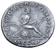 Denarius - Trajan COS V P P S P Q R OPTIMO PRINC DAC CAP, Rome, 103-111 reverse image