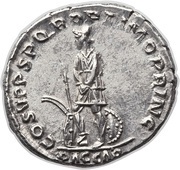 Denarius - Trajan COS V P P S P Q R OPTIMO PRINC DAC CAP, Rome, 103-111 reverse image