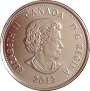 25 Cents - Elizabeth II Sir Isaac Brock; colored obverse image