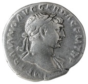 Denarius - Trajan COS V P P S P Q R OPTIMO PRINC; Roma and Victory obverse image