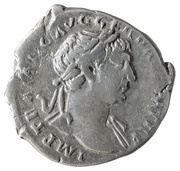 Denarius - Trajan COS V P P S P Q R OPTIMO PRINC; Arabia obverse image