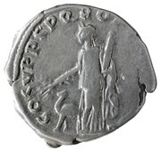 Denarius - Trajan COS V P P S P Q R OPTIMO PRINC; Arabia, Rome, 103-111 reverse image