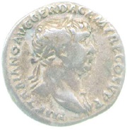 Denarius - Trajan S P Q R OPTIMO PRINCIPI; Ceres obverse image