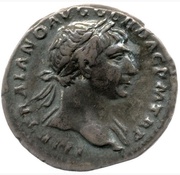 Denarius - Trajan S P Q R OPTIMO PRINCIPI; Mars and Victory obverse image