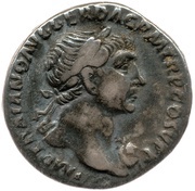 Denarius - Trajan S P Q R OPTIMO PRINCIPI; Mars and Victory obverse image