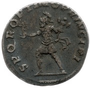 Denarius - Trajan S P Q R OPTIMO PRINCIPI; Mars and Victory, Rome, 103-111 reverse image