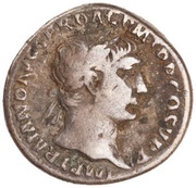 Denarius - Trajan S P Q R OPTIMO PRINCIPI; Mars obverse image