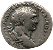 Denarius - Trajan S P Q R OPTIMO PRINCIPI; Felicitas obverse image