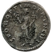 Denarius - Trajan S P Q R OPTIMO PRINCIPI; Felicitas, Rome, 103-111 reverse image