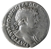 Denarius - Trajan S P Q R OPTIMO PRINCIPI; Felicitas obverse image
