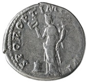Denarius - Trajan S P Q R OPTIMO PRINCIPI; Felicitas, Rome, 103-111 reverse image